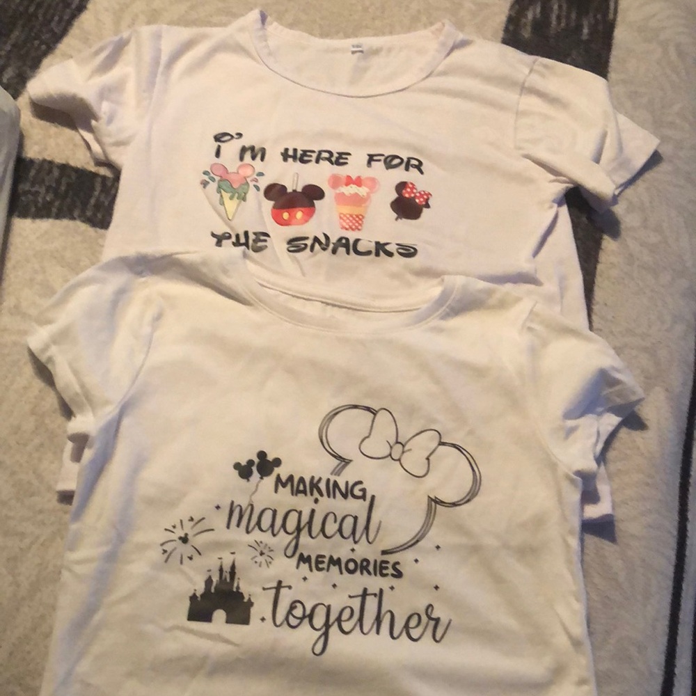 Wonder Nation White Kids Tees - Magical Memories & Snack Time